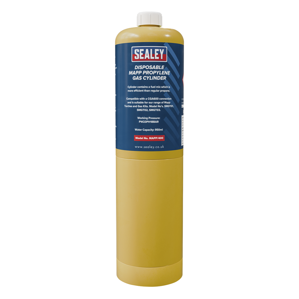 Disposable MAPP Propylene Gas Cylinder - Case of 12 MAPP/40012