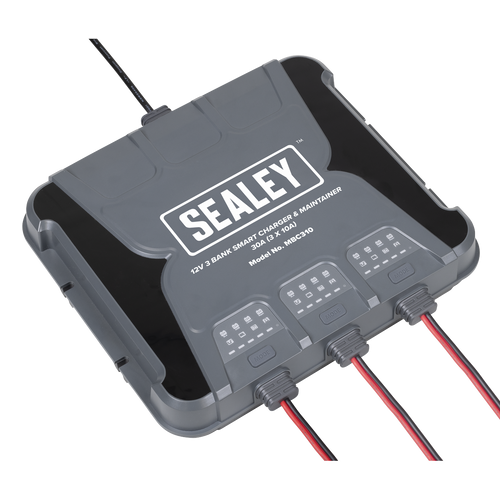 12V 3 Bank Smart Charger & Maintainer 30A (3 x 10A) MBC310