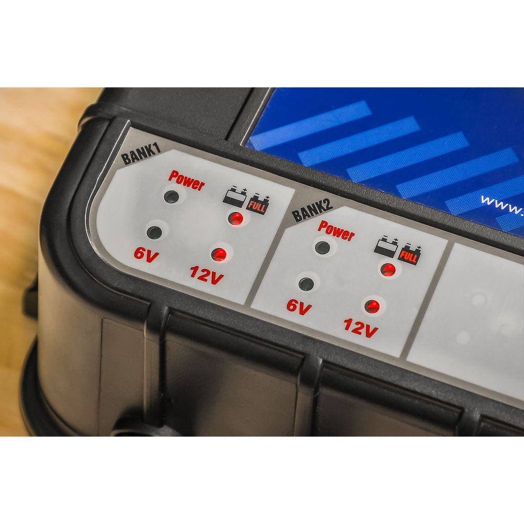6/12V 4 Bank Auto Maintenance Charger 8A (4 x 2A) MBC420