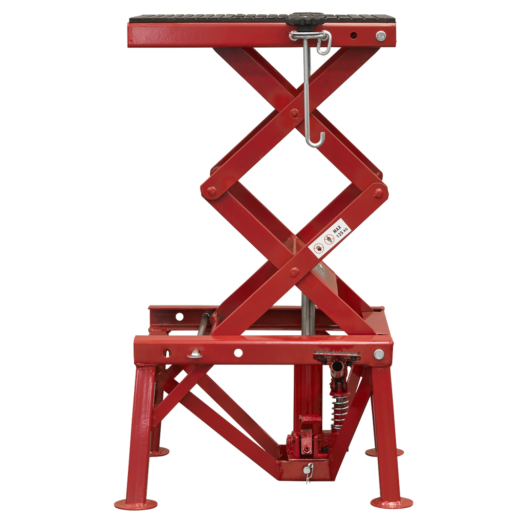 Hydraulic Motorcycle Lift Off-Road/Trials Bikes 135kg Capacity MC135
