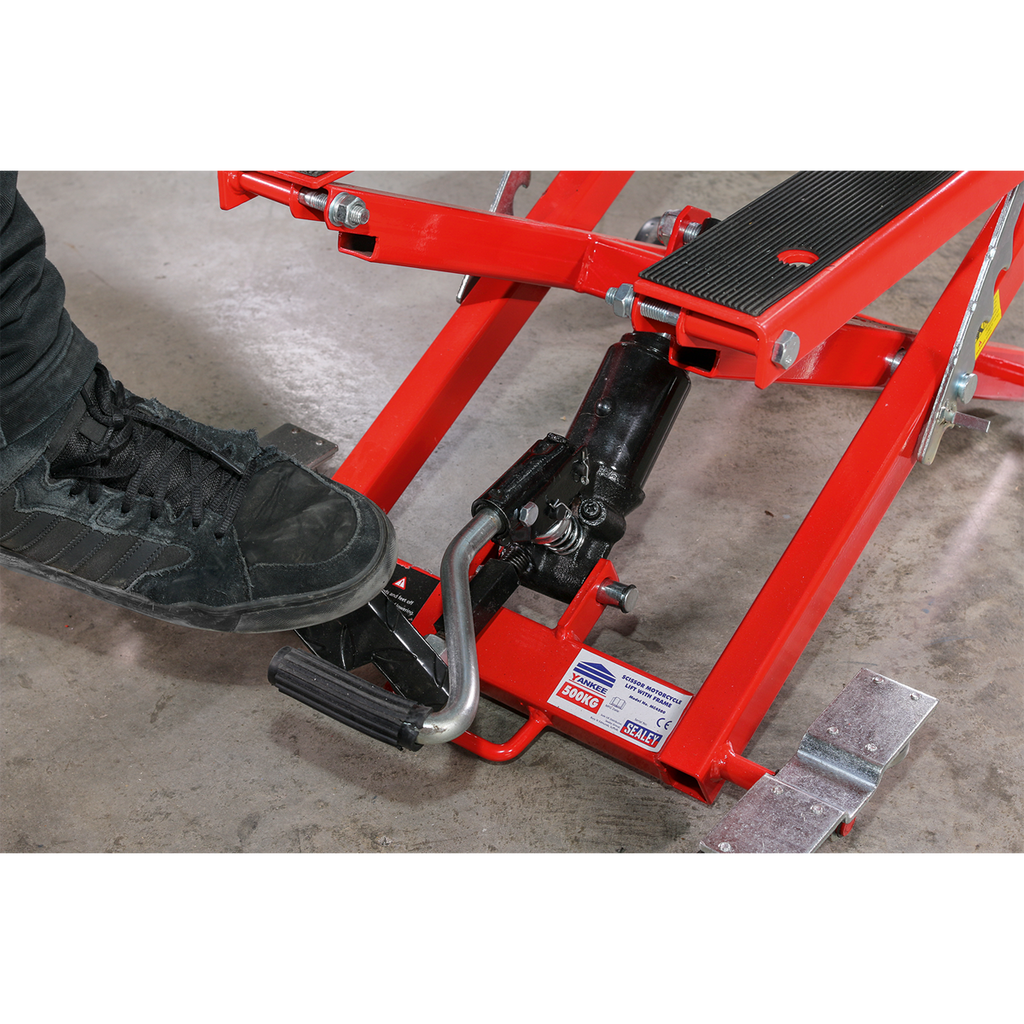 Hydraulic Motorcycle & Quad Scissor Lift 500kg Capacity MC4500