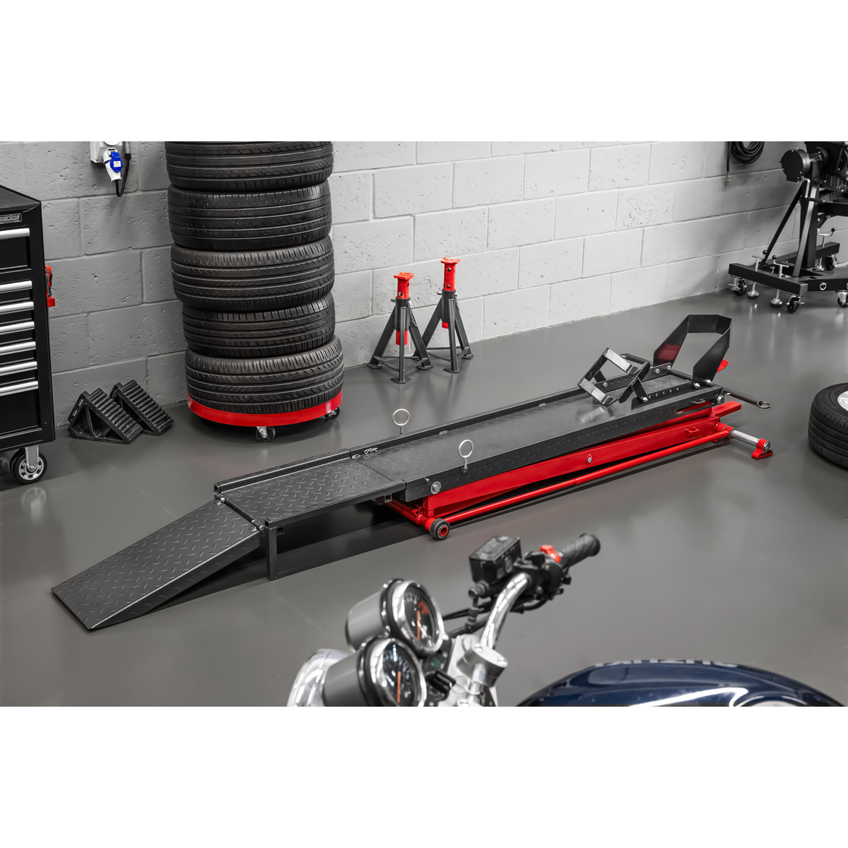 Hydraulic Motorcycle Lift 450kg Capacity MC550