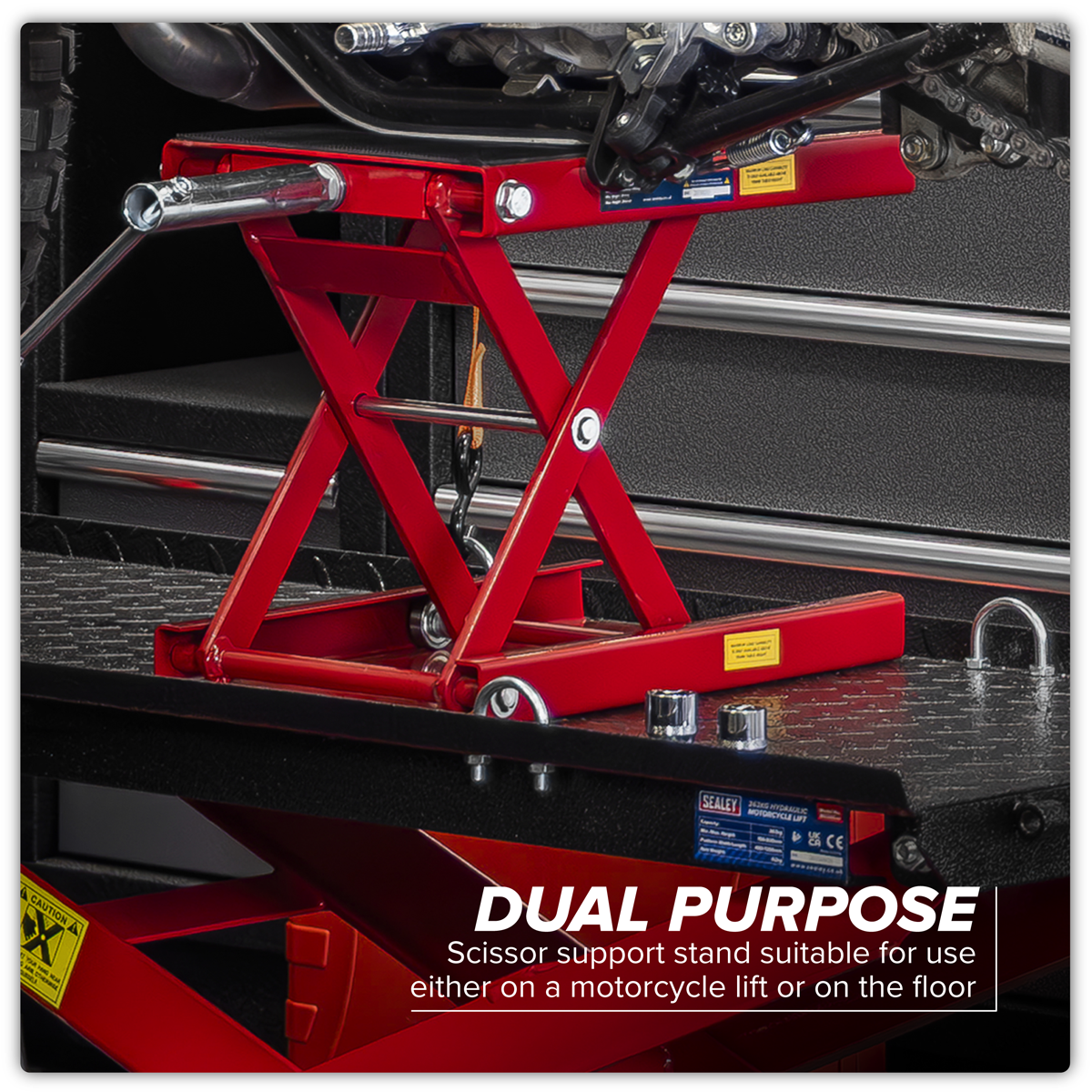 Motorcycle Scissor Stand 450kg Capacity MC5908