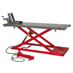 Heavy-Duty Air/Hydraulic Motorcycle Lift 680kg Capacity MC680A