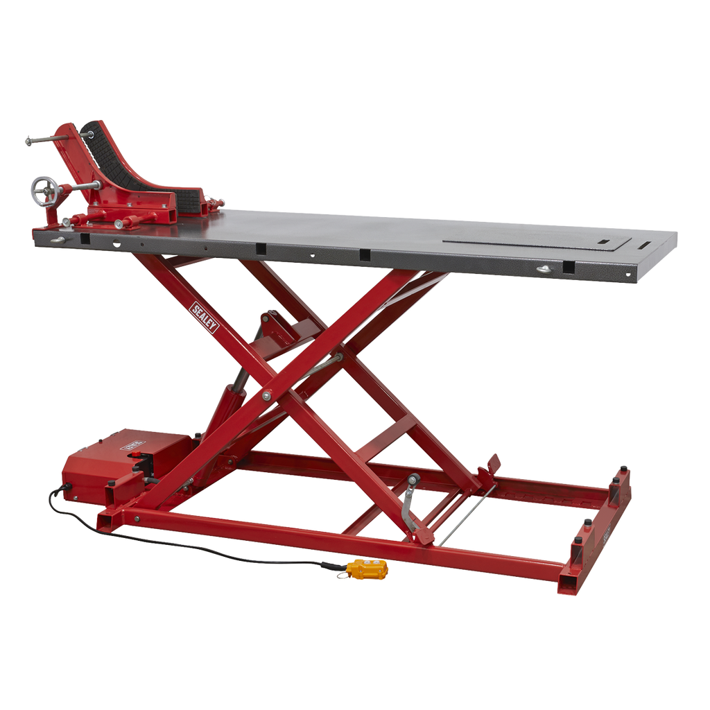 Heavy-Duty Electro/Hydraulic Motorcycle Lift 680kg Capacity MC680E