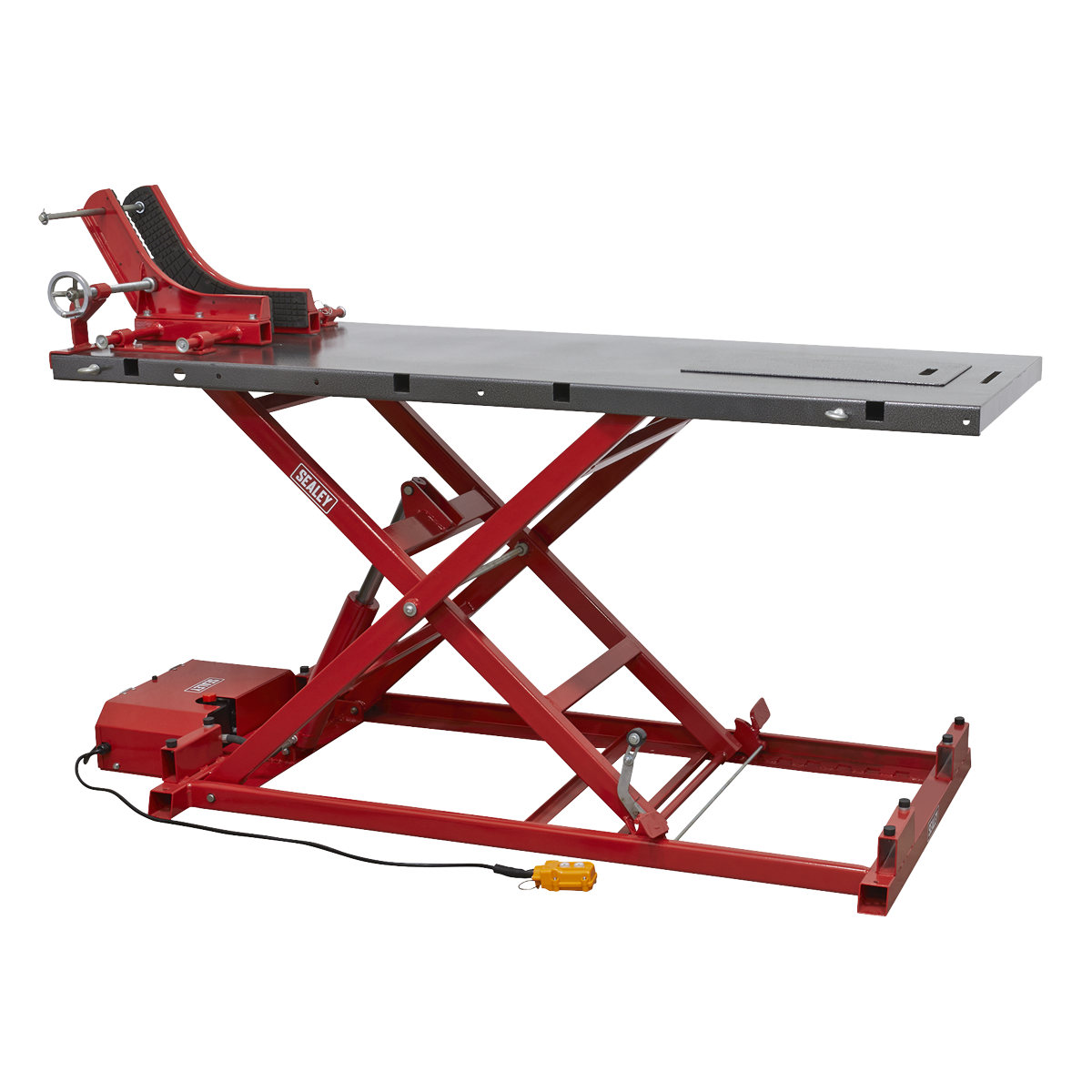 Heavy-Duty Electro/Hydraulic Motorcycle Lift 680kg Capacity MC680E