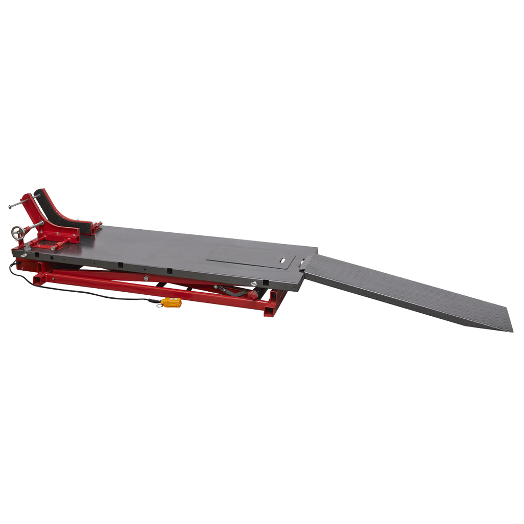 Heavy-Duty Electro/Hydraulic Motorcycle Lift 680kg Capacity MC680E