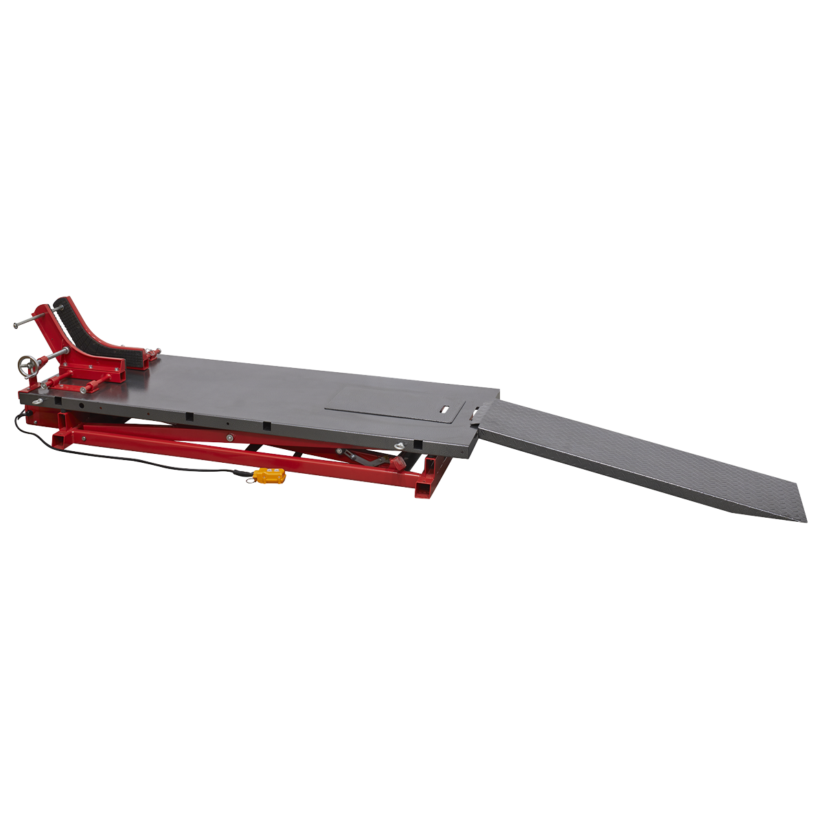 Heavy-Duty Electro/Hydraulic Motorcycle Lift 680kg Capacity MC680E