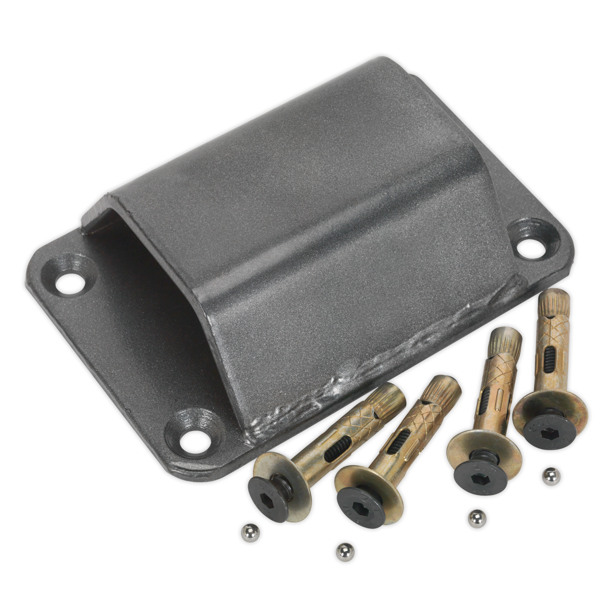 Motorcycle Ground Anchor with 4 Security Bolts MCGA01