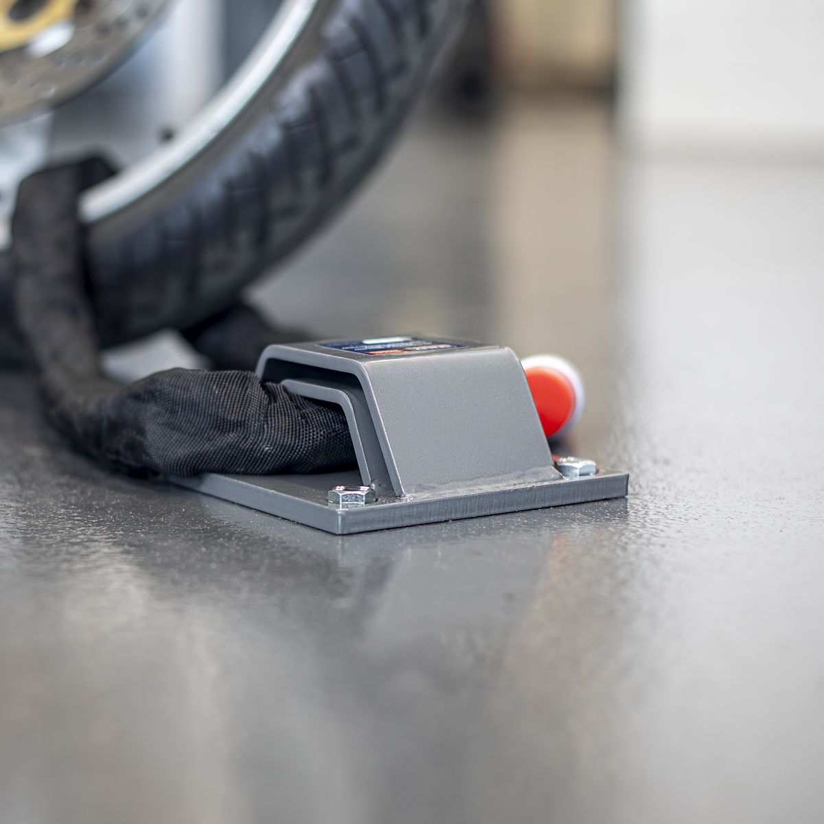 Motorcycle Ground Anchor with Twin Layer Protection MCGA01D