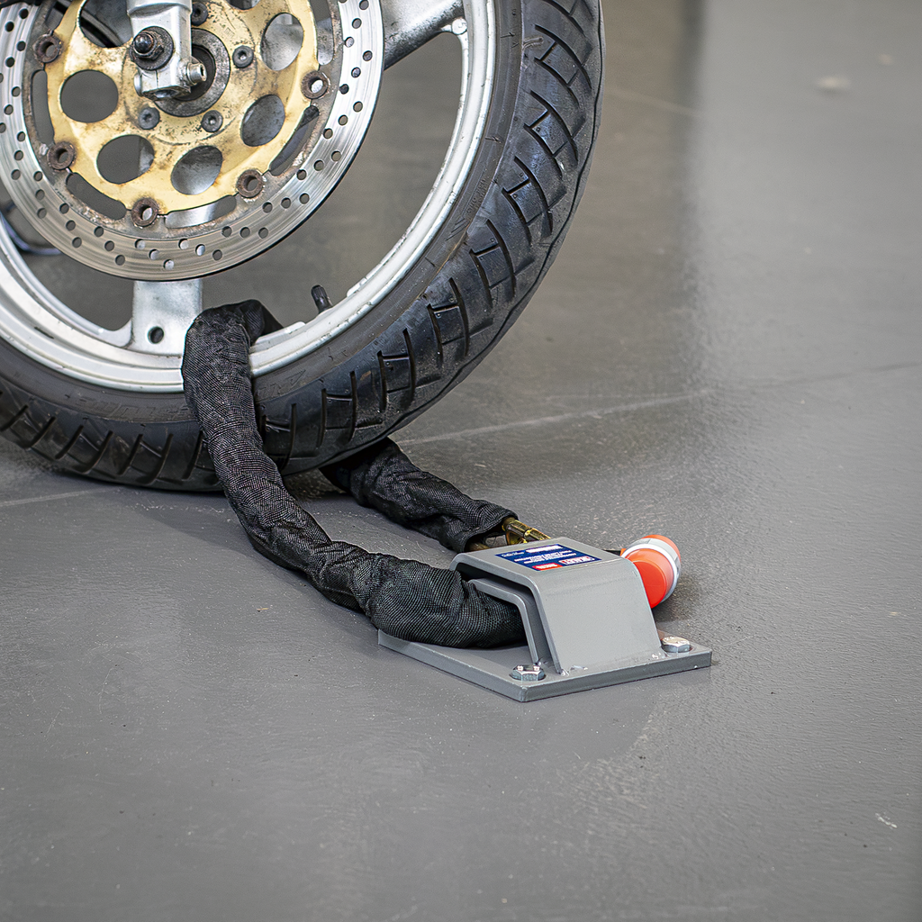 Motorcycle Ground Anchor with Twin Layer Protection MCGA01D