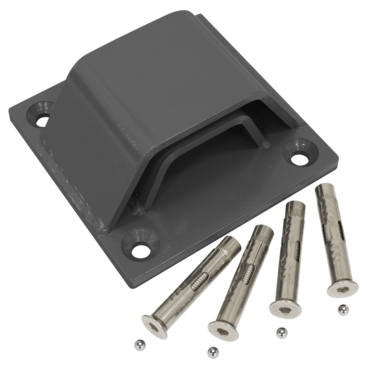 Motorcycle Ground Anchor with Twin Layer Protection MCGA01D