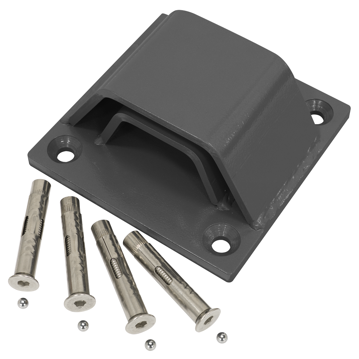 Motorcycle Ground Anchor with Twin Layer Protection MCGA01D