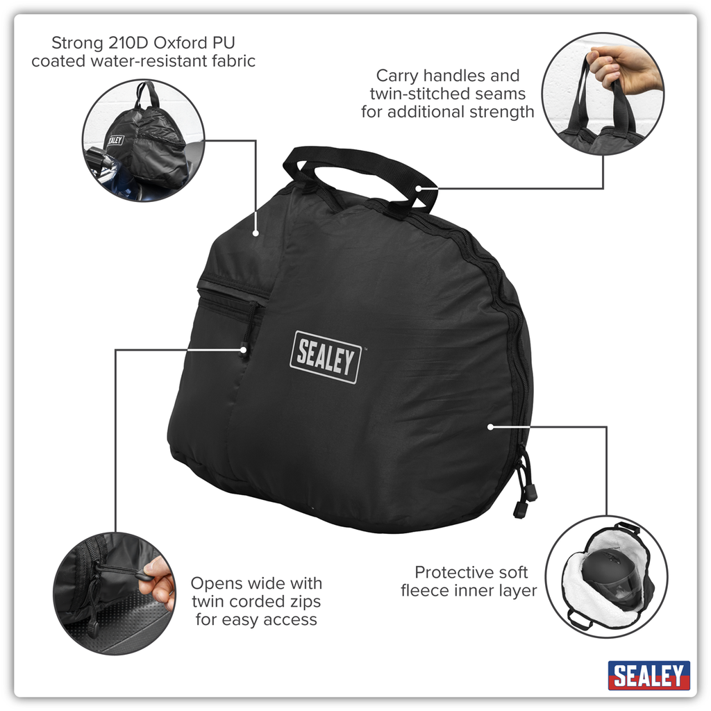 Fleece Lined Helmet Bag - Large MCHB02
