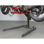 Single Post Hydraulic Portable Motorcycle Lift 450kg Capacity MCL500