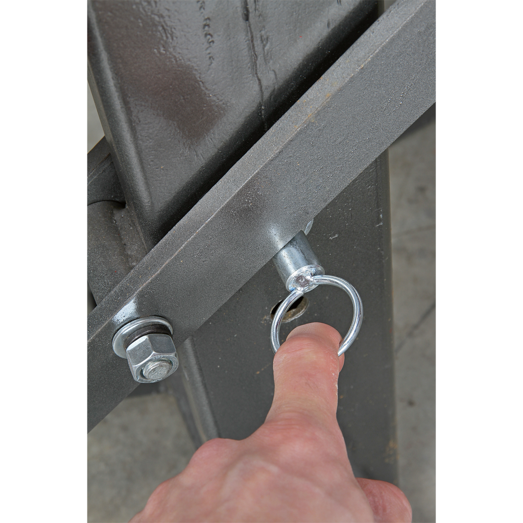 Single Post Hydraulic Portable Motorcycle Lift 450kg Capacity MCL500