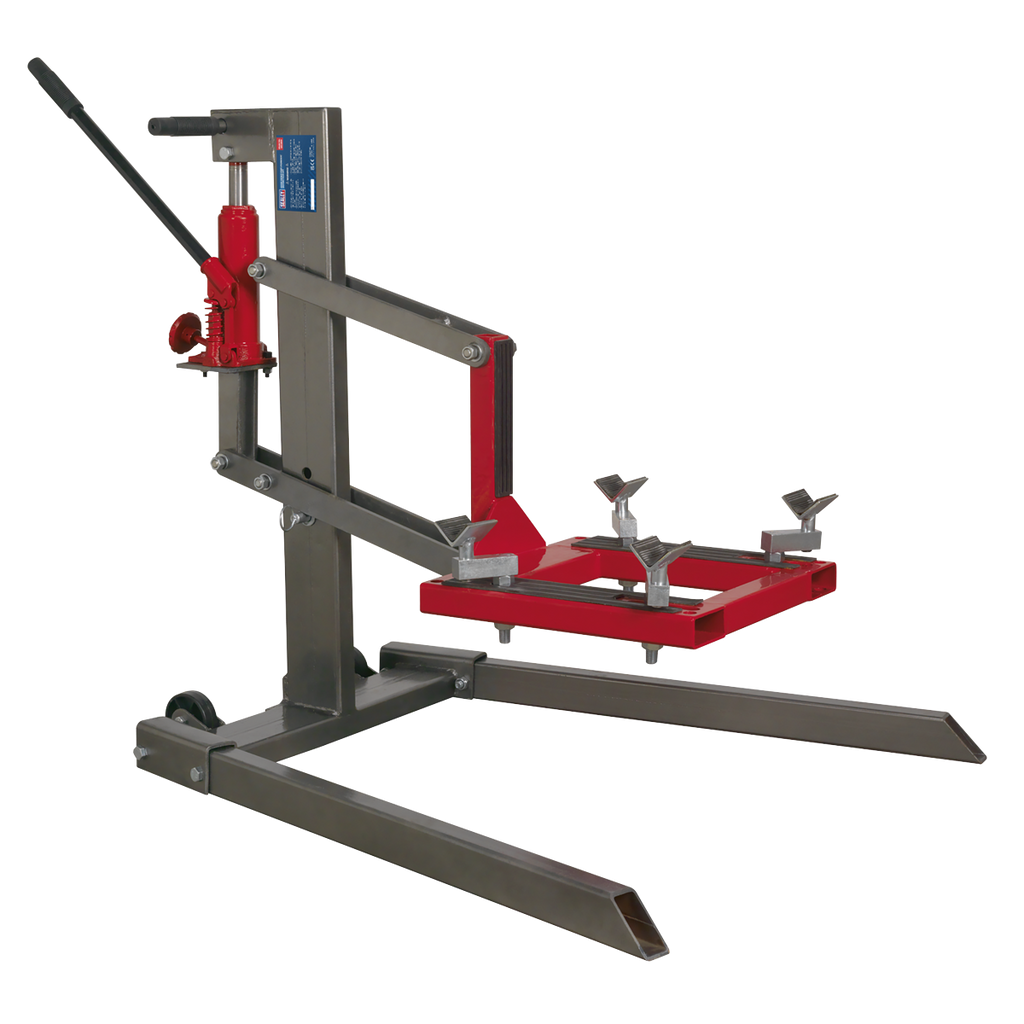 Single Post Hydraulic Portable Motorcycle Lift 450kg Capacity MCL500