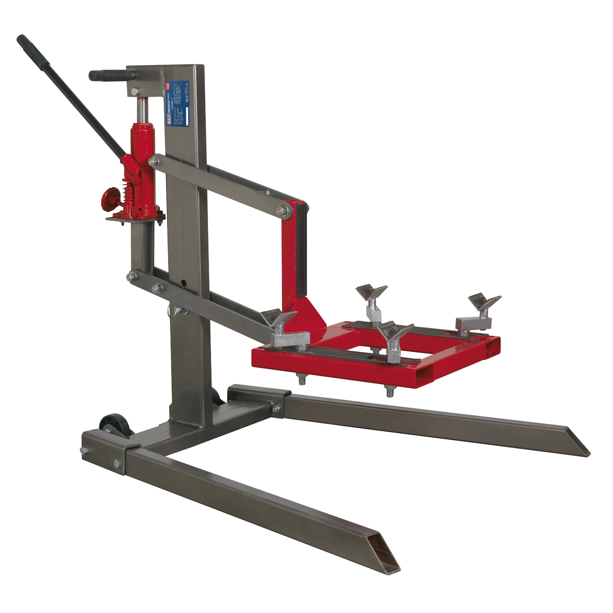 Single Post Hydraulic Portable Motorcycle Lift 450kg Capacity MCL500