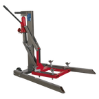 Single Post Hydraulic Portable Motorcycle Lift 450kg Capacity MCL500