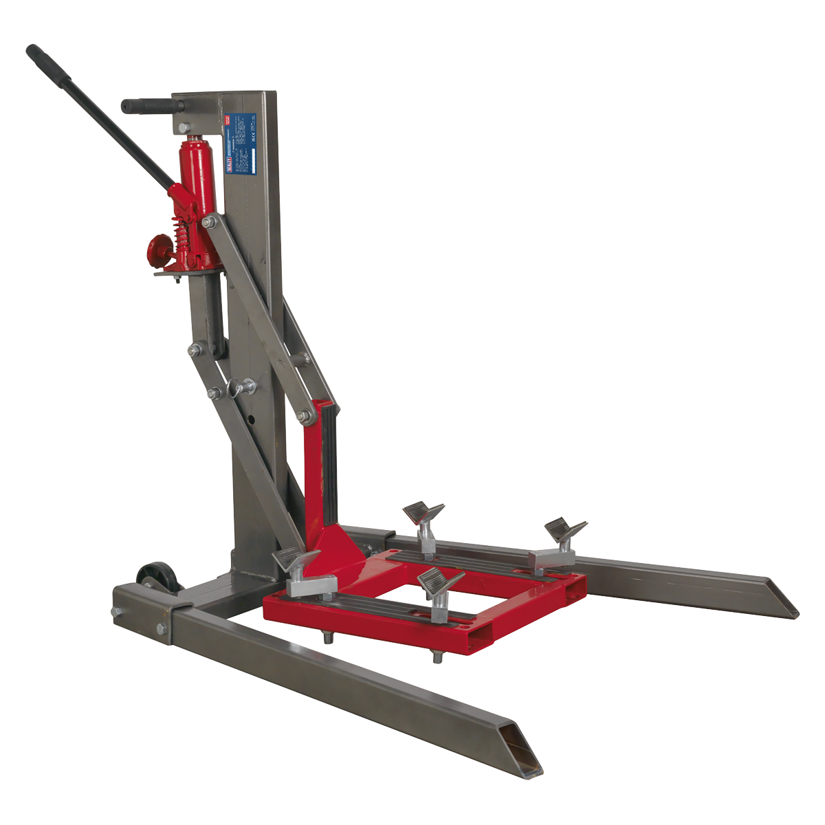 Single Post Hydraulic Portable Motorcycle Lift 450kg Capacity MCL500