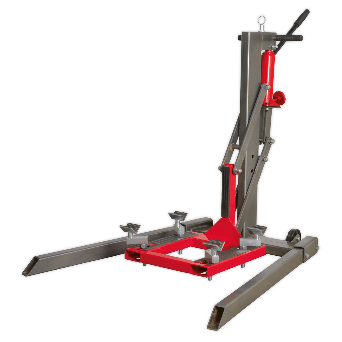 Single Post Hydraulic Portable Motorcycle Lift 450kg Capacity MCL500