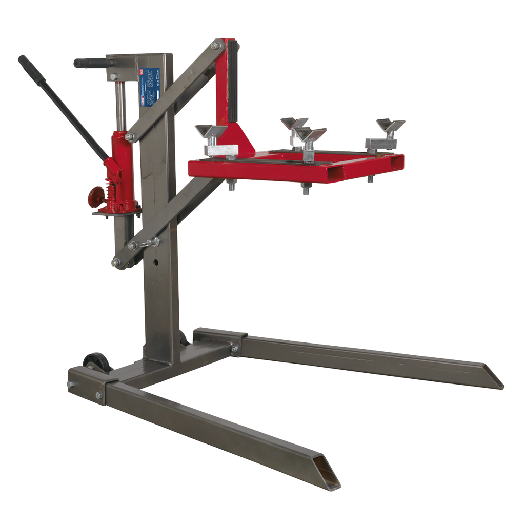 Single Post Hydraulic Portable Motorcycle Lift 450kg Capacity MCL500