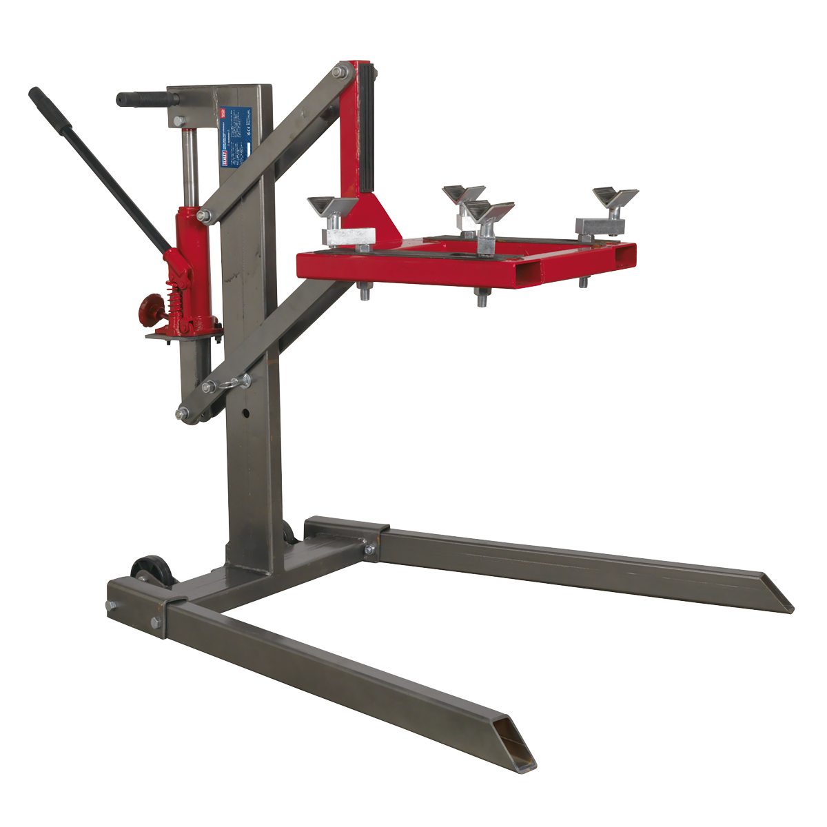 Single Post Hydraulic Portable Motorcycle Lift 450kg Capacity MCL500