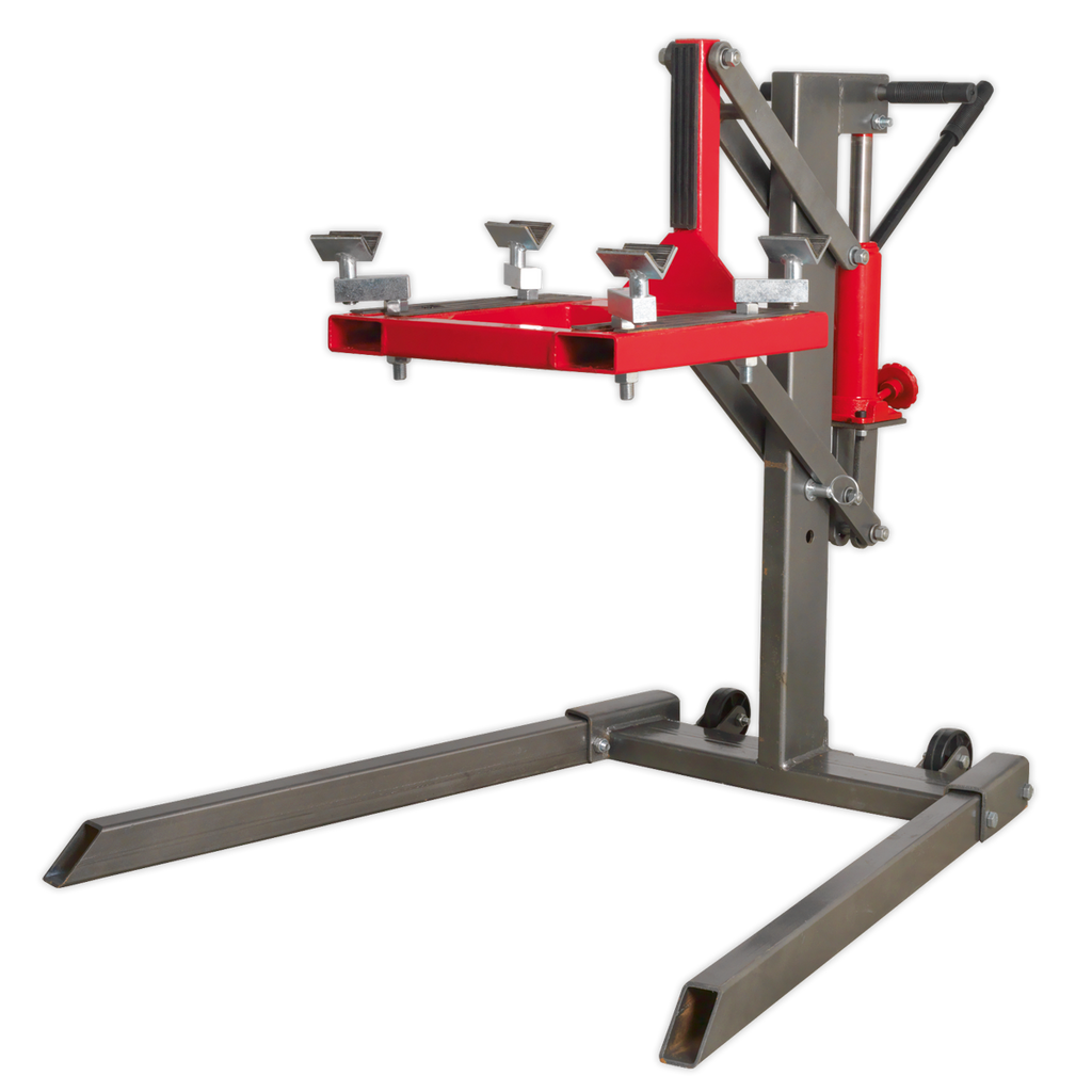 Single Post Hydraulic Portable Motorcycle Lift 450kg Capacity MCL500