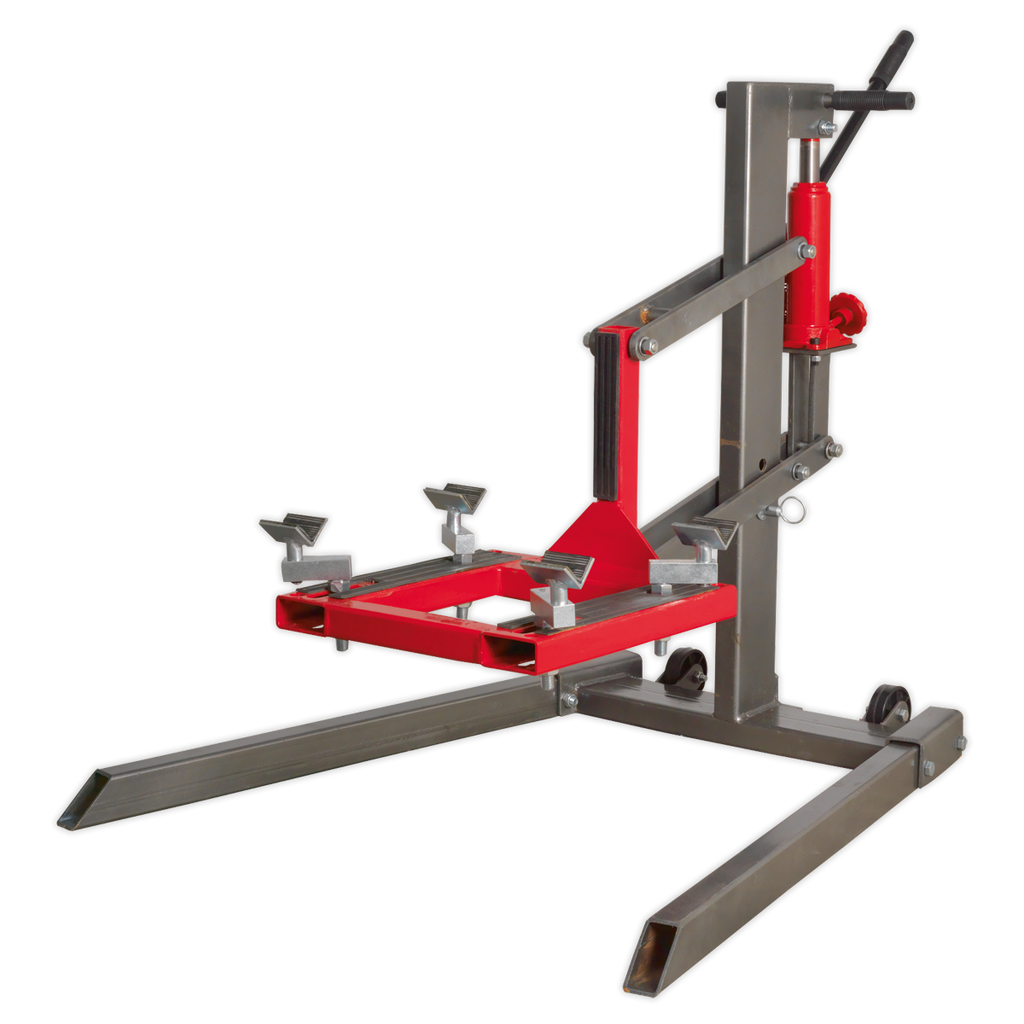 Single Post Hydraulic Portable Motorcycle Lift 450kg Capacity MCL500