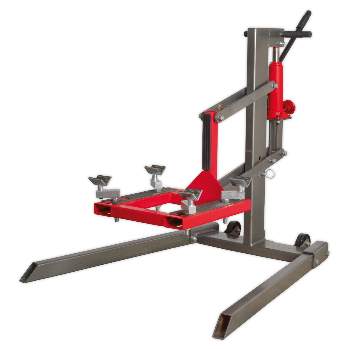 Single Post Hydraulic Portable Motorcycle Lift 450kg Capacity MCL500