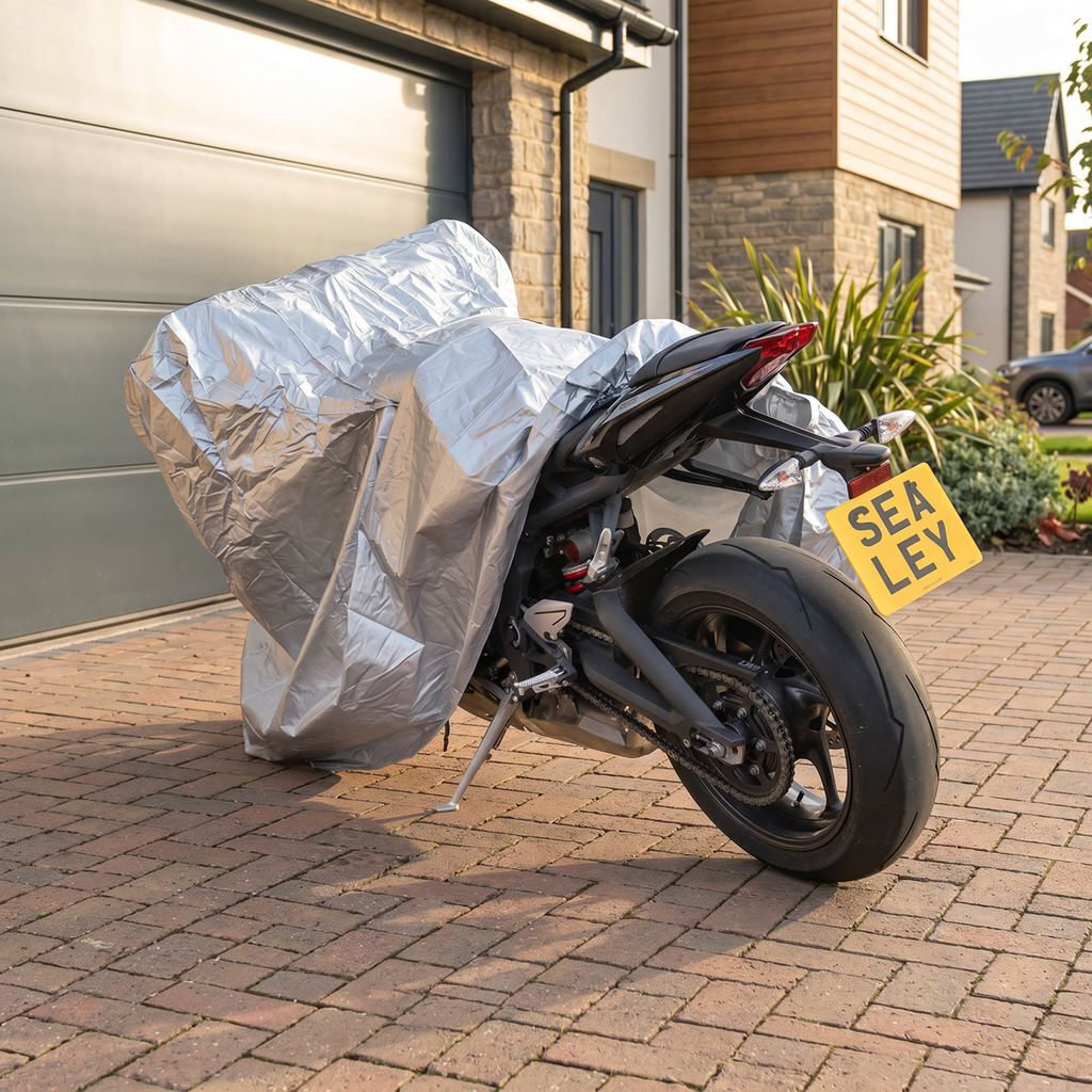 Motorcycle Cover 2320 x 1000 x 1350mm - Medium MCM
