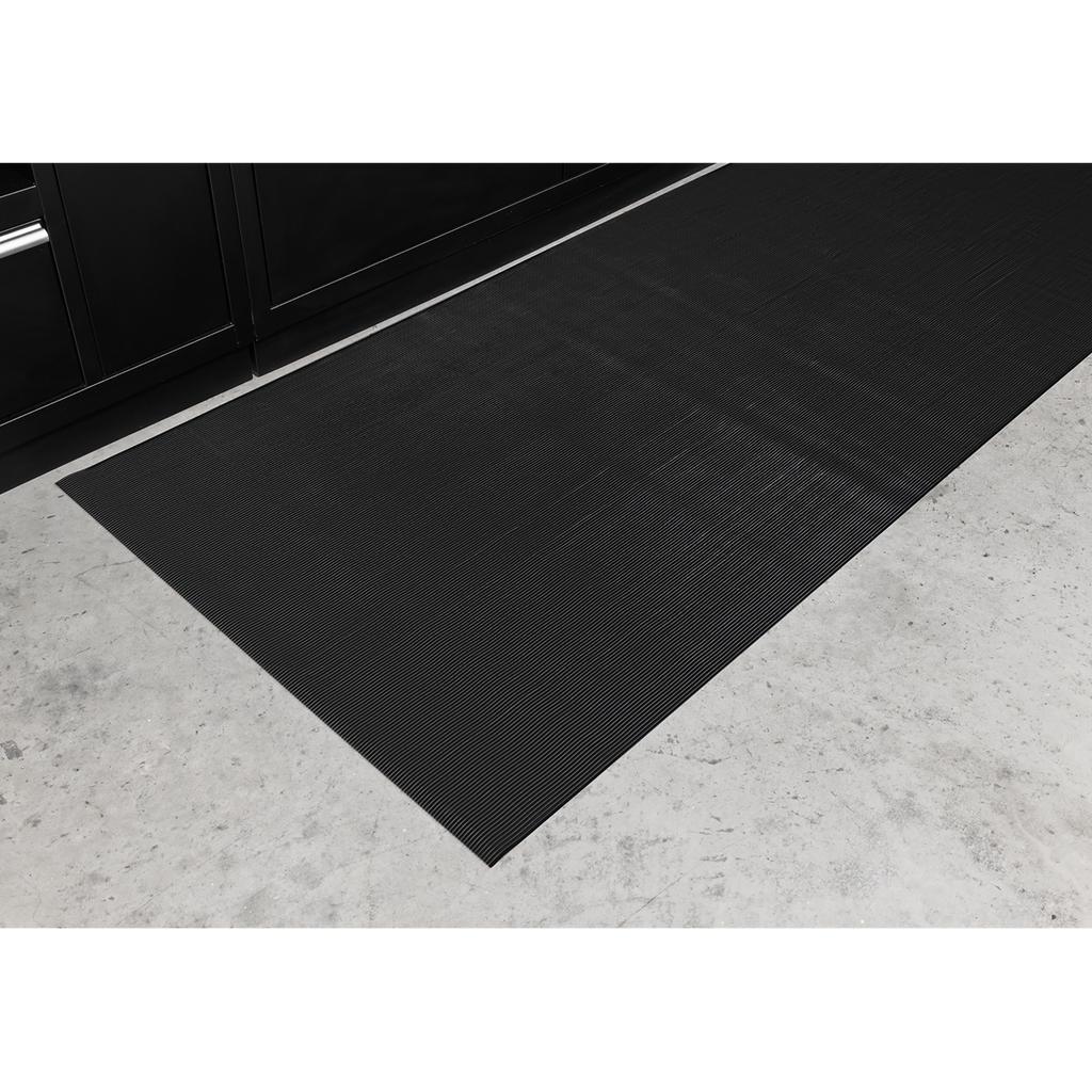 Ribbed Workshop Matting 1000 x 10000mm - Pack of 1 MCR10100