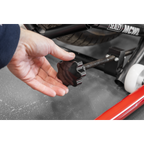 Motorcycle Wheel Adjustable Support with Rollers MCWL