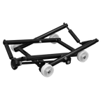 Motorcycle Wheel Adjustable Support with Rollers MCWL