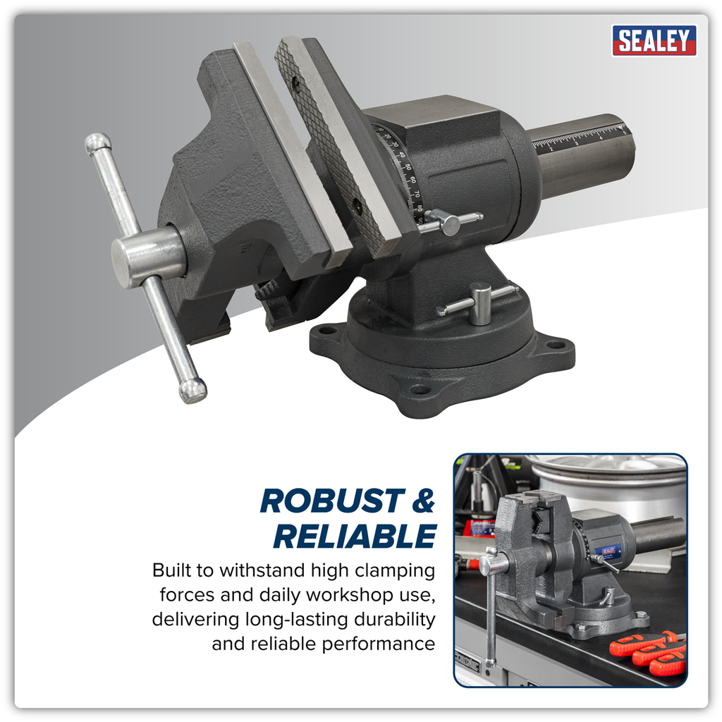 Multifunction Cast Iron Vice with Swivel Base 150mm MFV150