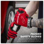 Mechanic's Gloves Padded Palm - Extra-Large Pair MG796XL