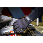 Light Palm Tactouch Mechanic's Gloves (9) - Large Pair MG798L