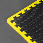 Interlocking EVA Foam Workshop Mat Set with Hi-Vis Edges 1240 x 1825mm MIC1218Y3