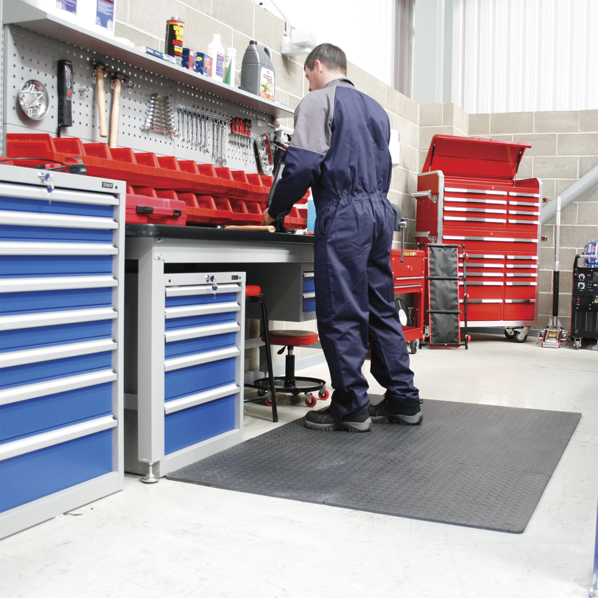 Interlocking EVA Foam Workshop Mat Set 1200 x 1800mm MIC1218
