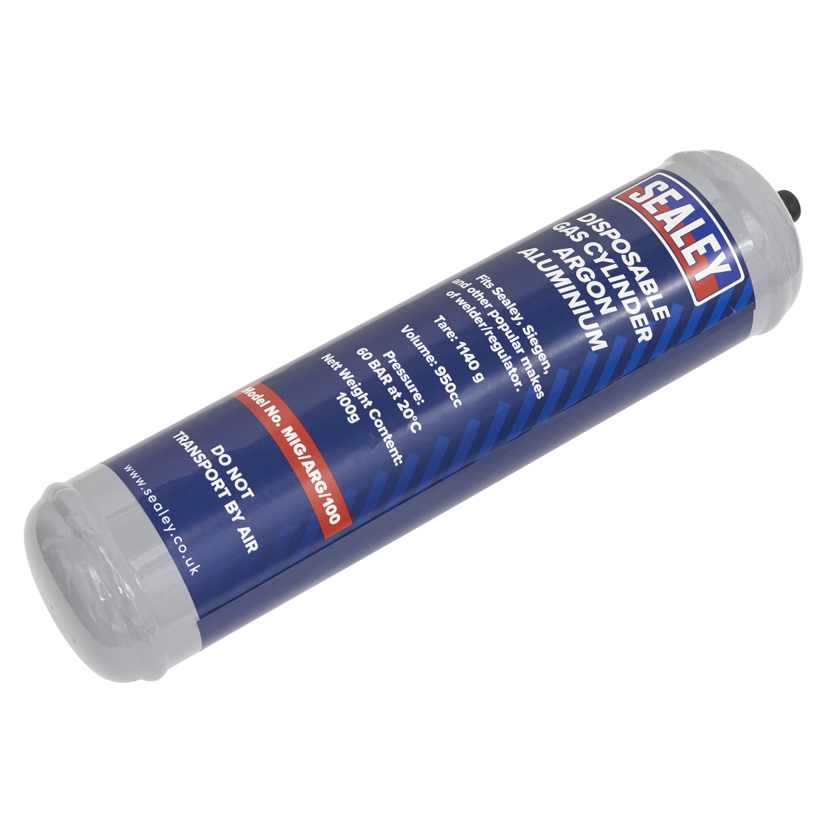 Disposable Argon Gas Cylinder 100g MIG/ARG/100