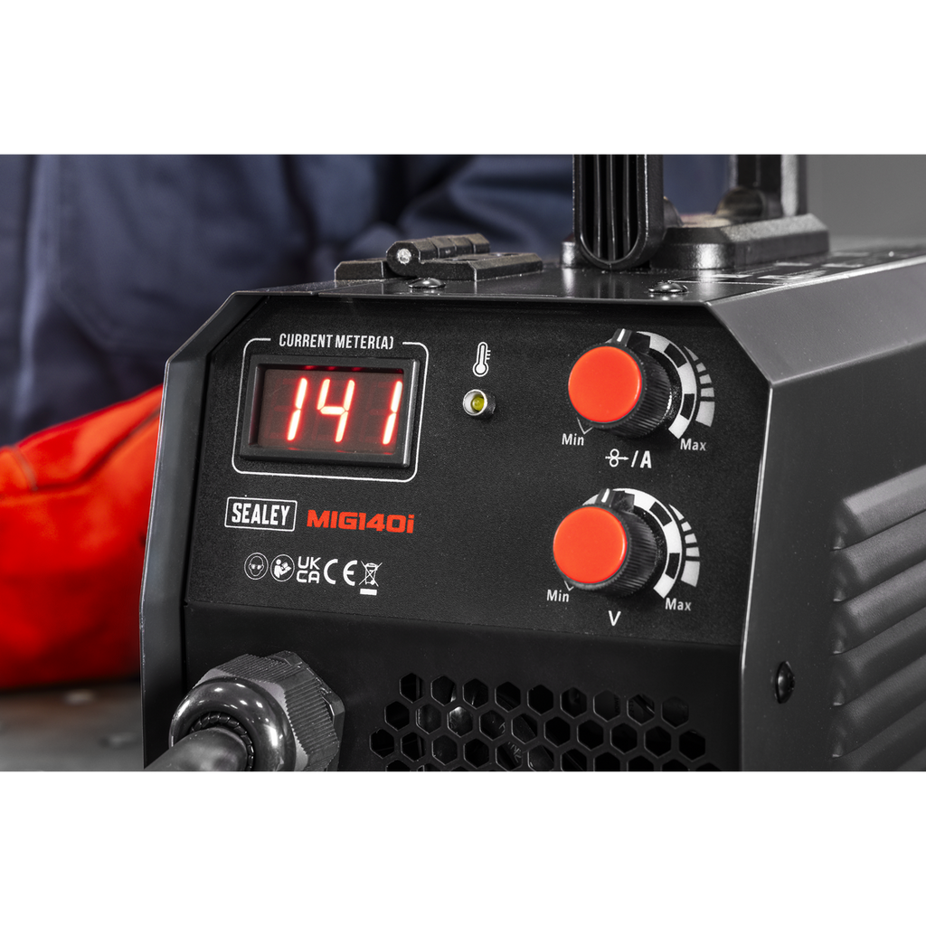 Flux Cored Gasless MIG Inverter Welder 140A MIG140i