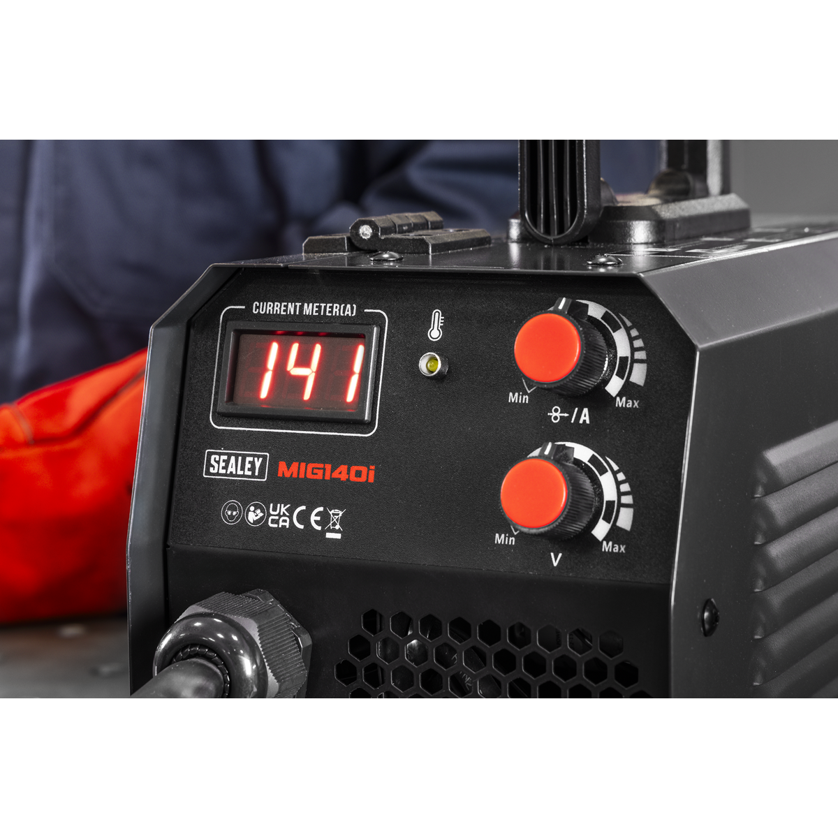 Flux Cored Gasless MIG Inverter Welder 140A MIG140i
