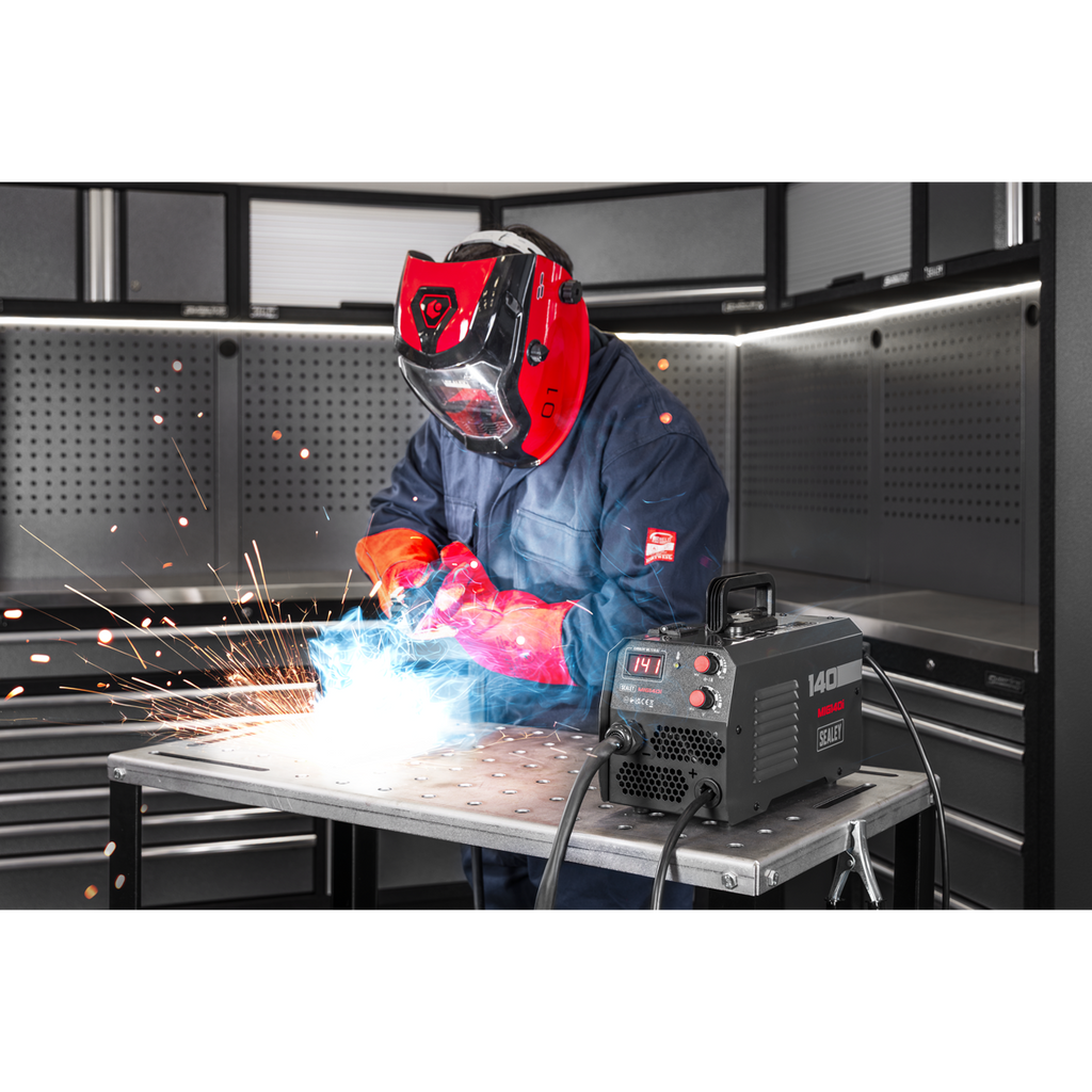 Flux Cored Gasless MIG Inverter Welder 140A MIG140i