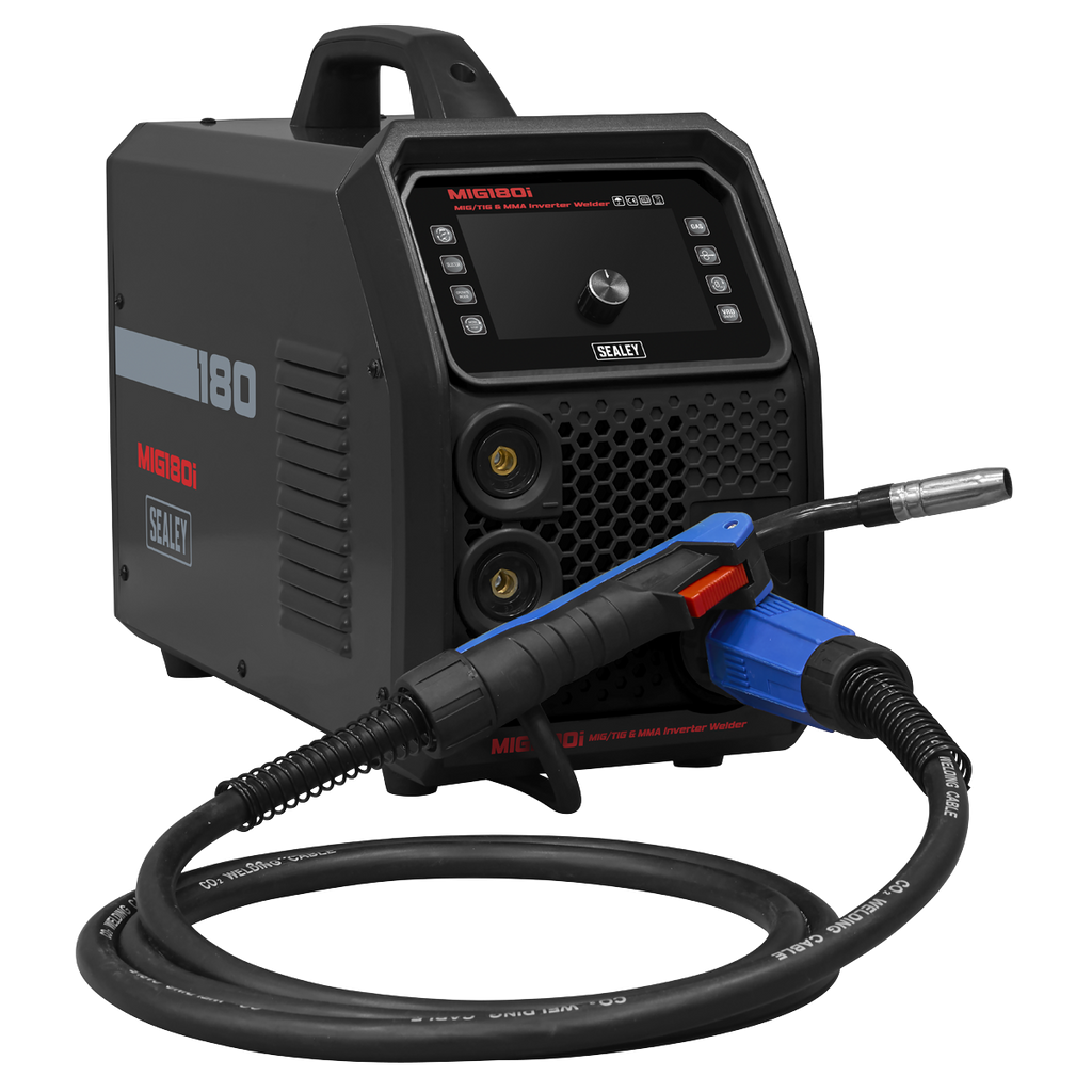 MIG/TIG & MMA (ARC/STICK) Inverter Welder 180A MIG180i