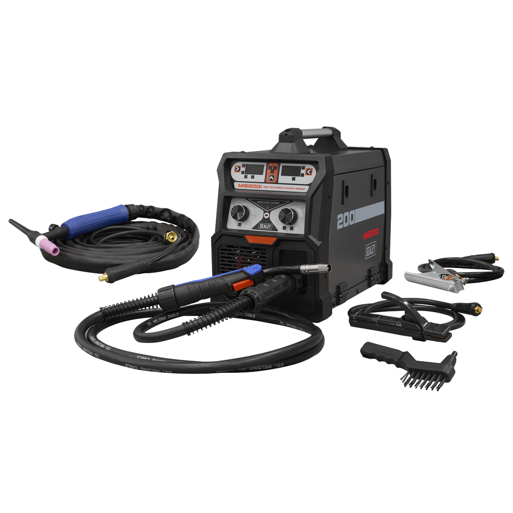 MIG/TIG & MMA (ARC/STICK) Inverter Welder 200A MIG200i