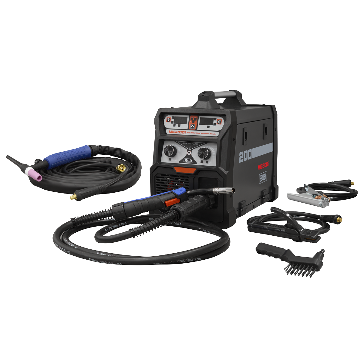 MIG/TIG & MMA (ARC/STICK) Inverter Welder 200A MIG200i