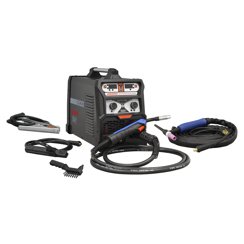MIG/TIG & MMA (ARC/STICK) Inverter Welder 200A MIG200i