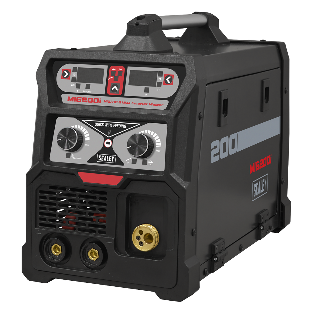 MIG/TIG & MMA (ARC/STICK) Inverter Welder 200A MIG200i