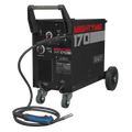 Professional Gas/Gasless MIG Welder with Euro Torch 170A MIGHTYMIG170