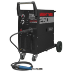 Professional Gas/Gasless MIG Welder with Euro Torch 250A MIGHTYMIG250